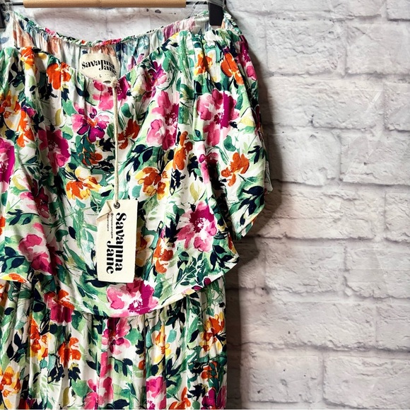 Savanna Jane Multicolor Floral Ensemble - Picture 3 of 8